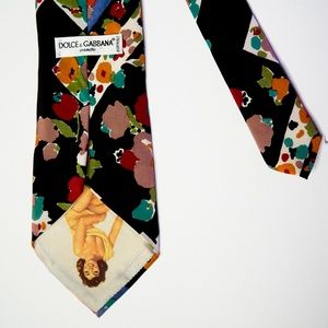 Dolce & Gabbana Pin-Up Tie Vintage 90's